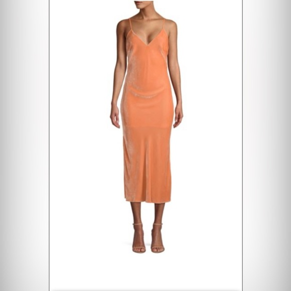 NWT‼️ Le Superbe Nomad Velvet Midi-Length Slip Dress - Picture 5 of 9